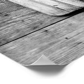 Oars are hung on wooden shed in Big Cypress, 2 Poster (Hoek)