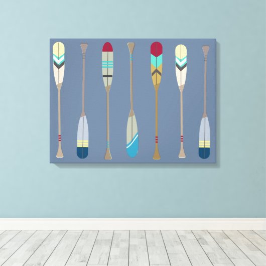 Oars Canvas Afdruk (Insitu (Houten vloer))