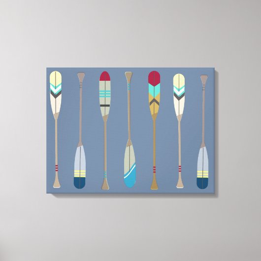  Oars Canvas Afdruk (Voorkant)