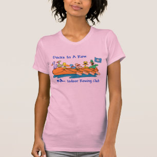 Oars en een vlag vooraan t-shirt
