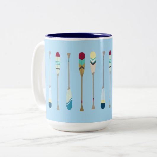  Oars Tweekleurige Koffiemok (Voorkant links)