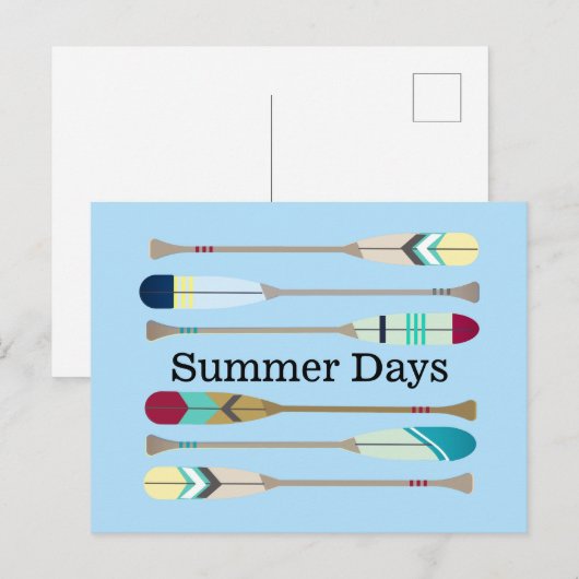 Oars van stijl briefkaart (Voorkant / Achterkant)