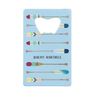 Oars van  stijl creditkaart flessenopener