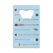 Oars van  stijl creditkaart flessenopener (Achterkant)