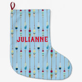 Oars van  stijl grote kerstsok (Voorkant)