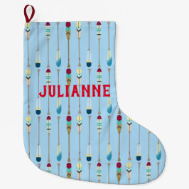 Oars van  stijl grote kerstsok