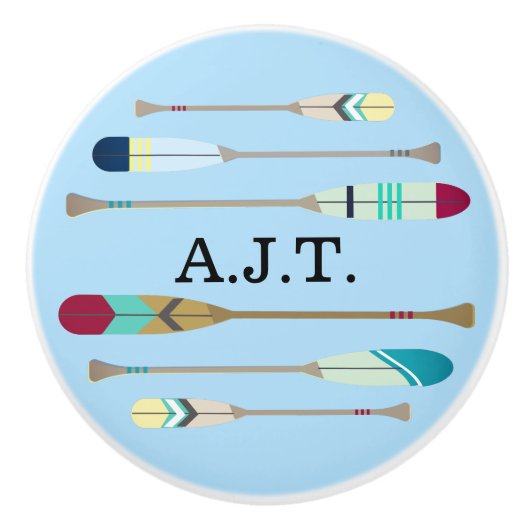 Oars van  stijl keramische knop (Voorkant)