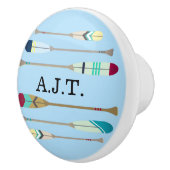 Oars van  stijl keramische knop (Rechts)