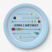 Oars van stijl papieren bordje (Voorkant)