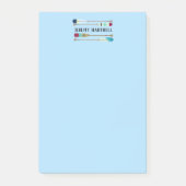 Oars van stijl post-it® notes (Voorkant)