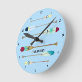 Oars van  stijl ronde klok (Hoek)