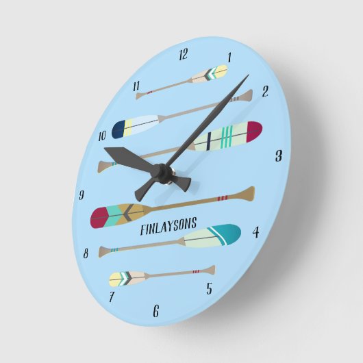 Oars van  stijl ronde klok (Hoek)