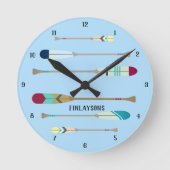 Oars van  stijl ronde klok (Voorkant)