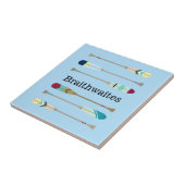 Oars van  stijl tegeltje (Zijkant)