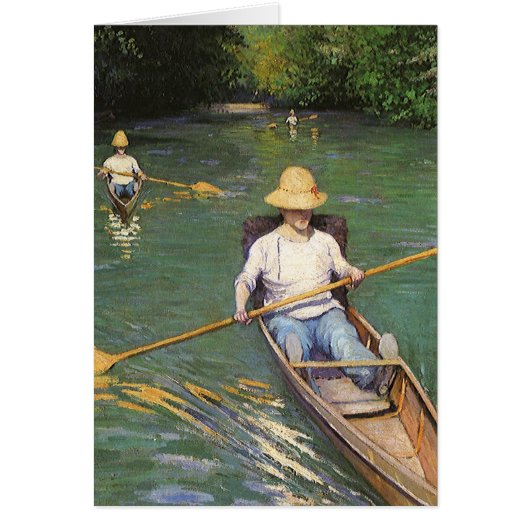 Oarsmen door Gustave Caillebotte,  Kunst (Voorkant)