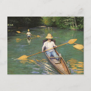 Oarsmen door Gustave Caillebotte,  Kunst Briefkaart