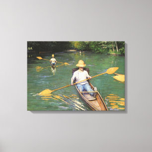 Oarsmen door Gustave Caillebotte,  Kunst Canvas Afdruk