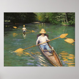 Oarsmen door Gustave Caillebotte,  Kunst Poster