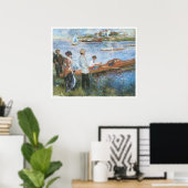 Oarsmen te Chatou, 1879 Pierre-Auguste Renoir Poster (Thuiskantoor)