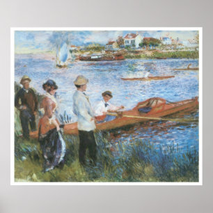 Oarsmen te Chatou, 1879 Pierre-Auguste Renoir Poster