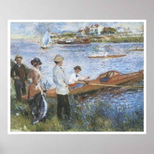 Oarsmen te Chatou, 1879 Pierre-Auguste Renoir Poster (Voorkant)