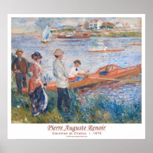 Oarsmen te Chatou 1879 Poster