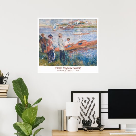 Oarsmen te Chatou 1879 Poster (Thuiskantoor)