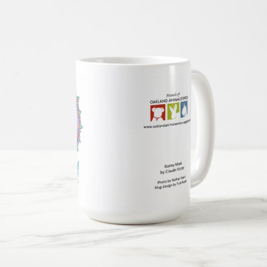 OAS Bunny Mural Mok van Claude Förster (Voorkant rechts)