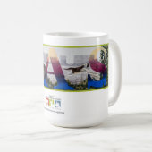OAS Cats on Lake Merritt Mural Koffiemok (Voorkant rechts)