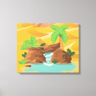 Oase Canvas Afdruk