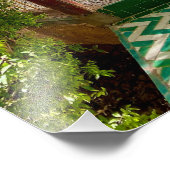 Oase in de Medina - Marrakech, Marokko Foto Afdruk (Hoek)