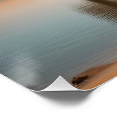 Oase in de woestijn perfect poster (Hoek)