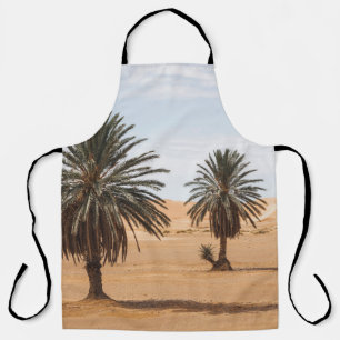 Oase van de woestijn: Sahara Palms Landschap. Schort