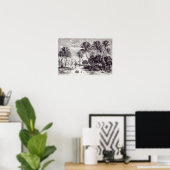 Oase van Gafsa: Tunis Poster (Thuiskantoor)