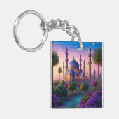 Oase van het kasteel van Minaret Sleutelhanger (Voorkant Links)