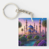 Oase van het kasteel van Minaret Sleutelhanger (Voorkant)