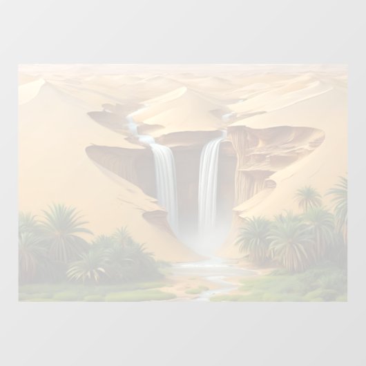 Oase van hoop raamsticker (Vel)
