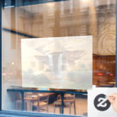 Oase van hoop raamsticker (Cafe Raam)
