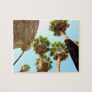 Oasepalmen in het Joshua Tree National Park Legpuzzel