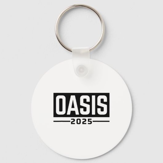 Oasis 2025 Californië Ca Souvenirs Sleutelhanger (Voorkant)