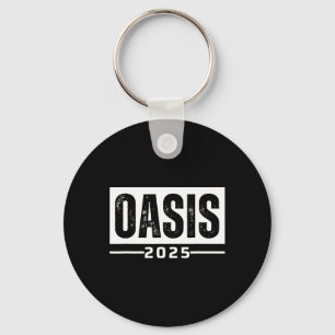 Oasis 2025 Vakantie Californië Ca Vintage Retro Zo Sleutelhanger
