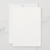 OASIS Beach bruiloft repetitie diner Aankondiging (Achterkant)