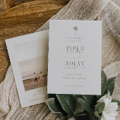 OASIS Beach Wedding Photo Save The Date