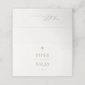 OASIS Beach Wedding Plaatskaartje (Buitenkant ongevouwen)