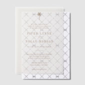 OASIS Beach Wedding  Vellum Uitnodigingen (Offset (Uitnodiging))