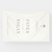 OASIS Beach Wedding Welcome Spandoek (Horizontaal)