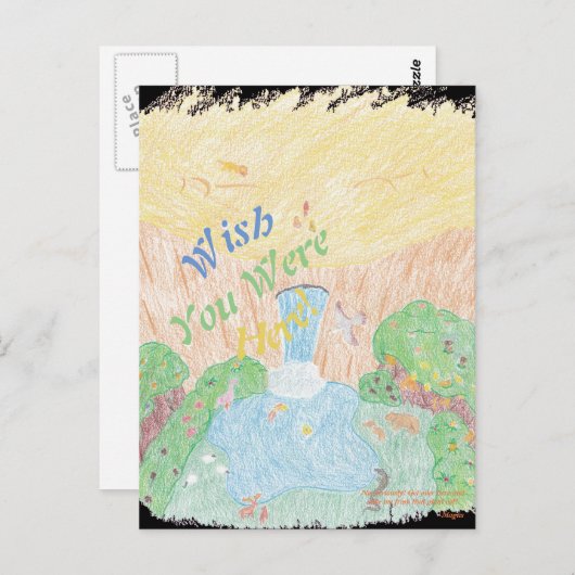 Oasis Briefkaart (Voorkant / Achterkant)