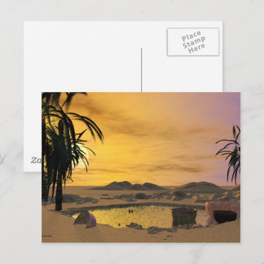 OASIS BRIEFKAART (Voorkant / Achterkant)