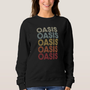 Oasis California Oasis CA Retro tekst Trui