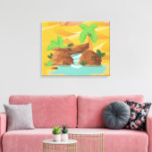 Oasis Canvas Afdruk (Insitu (Woonkamer))